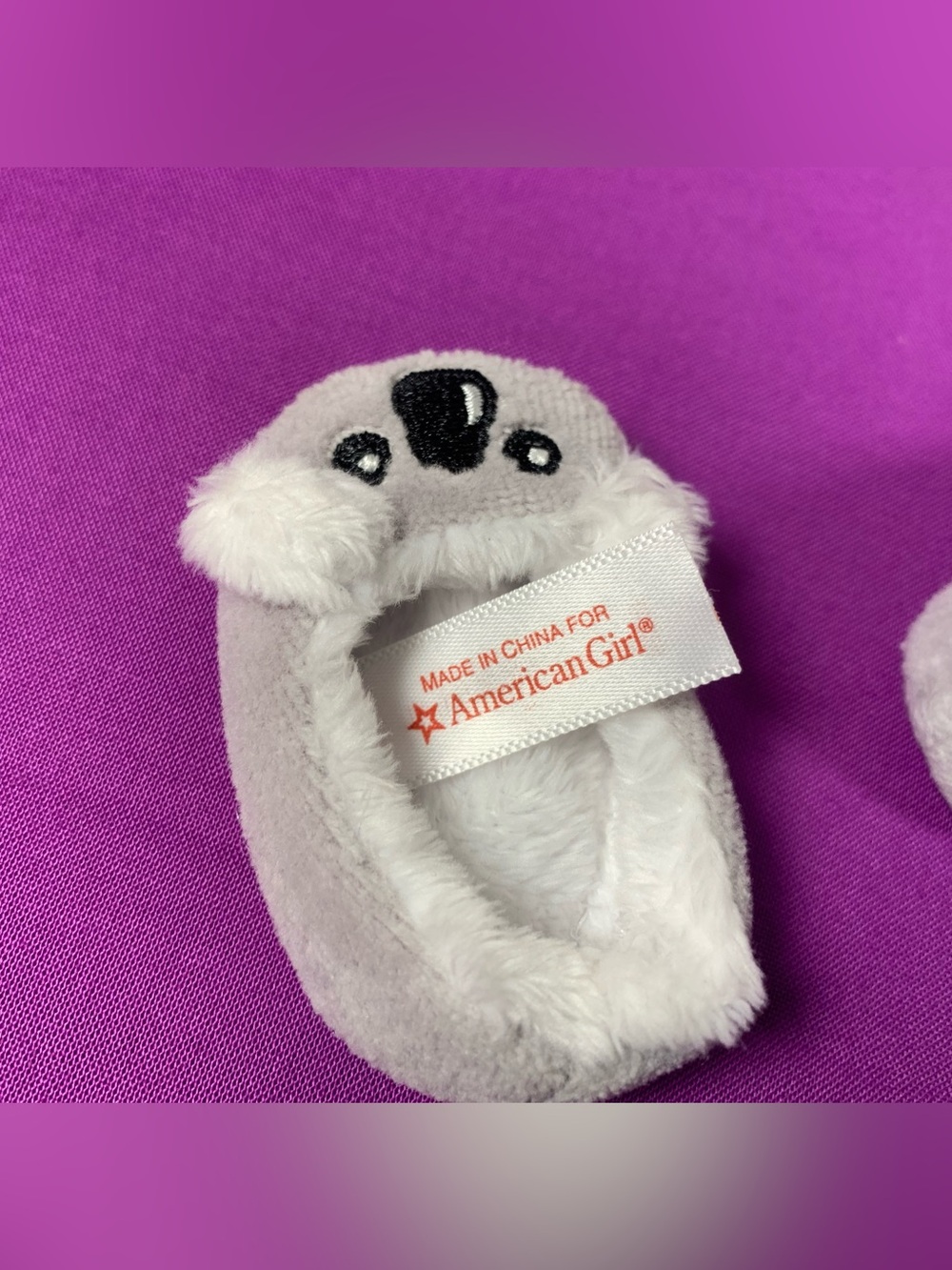 American Girl Doll 2021 GOTY Kira Bailey's Plush Pet Koala Toy Animal & Slippers - Picture 11 of 12